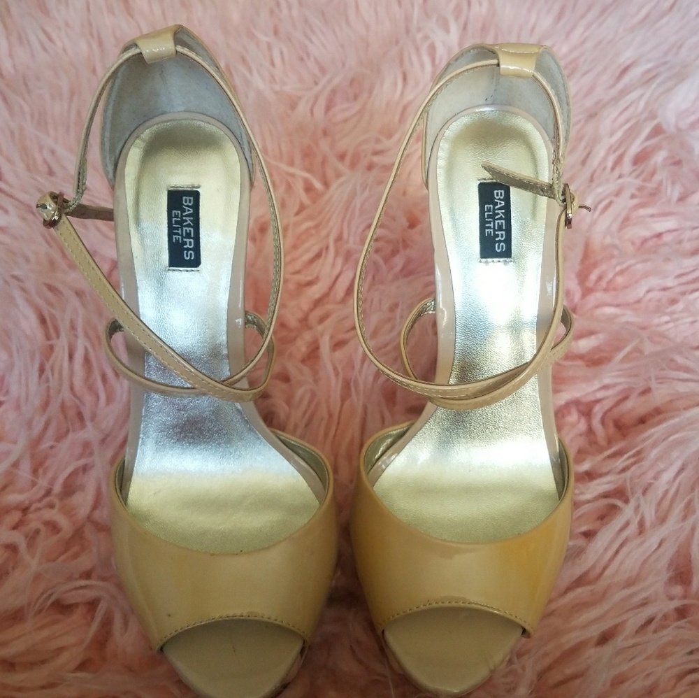 Vintage Wild Nude painted platforms - Picture 7 of 8
